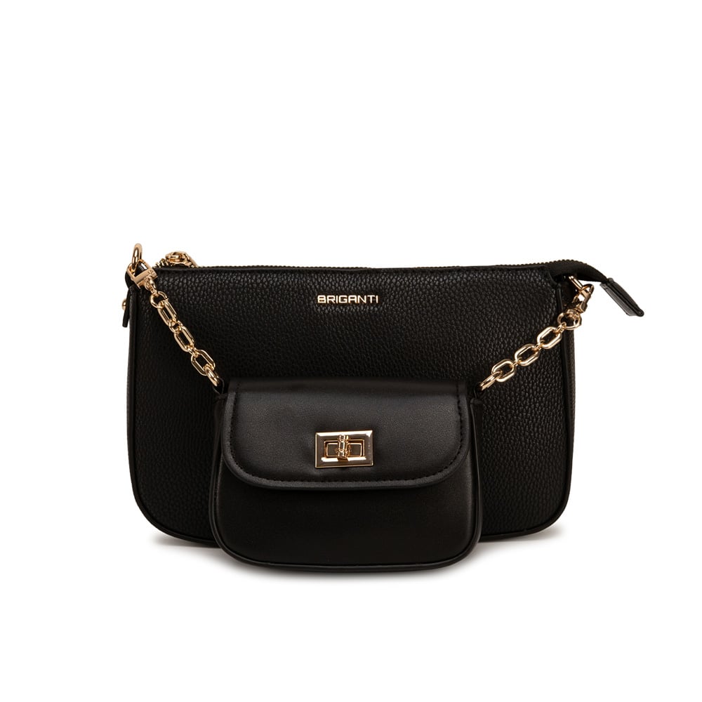MORRAL BRIGANTI CROSSBODY BRI-MO2608 NEGRO - 1