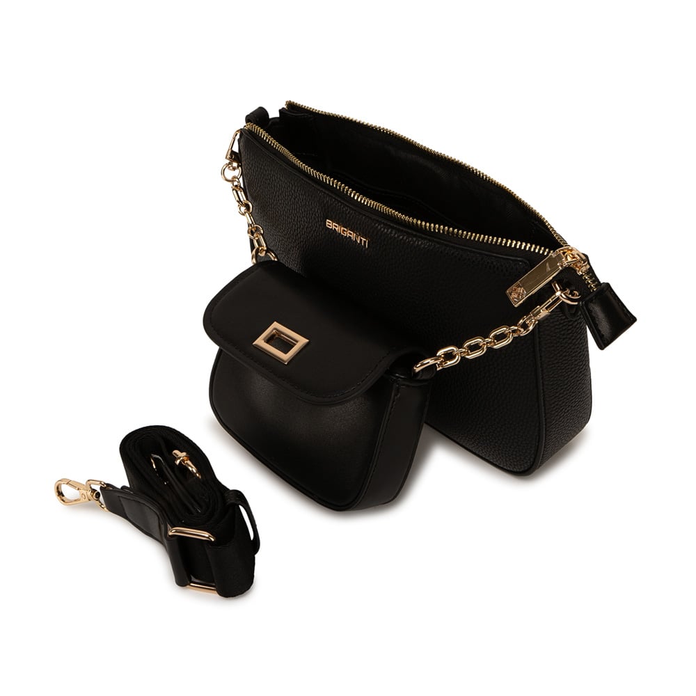 MORRAL BRIGANTI CROSSBODY BRI-MO2608 NEGRO - 4