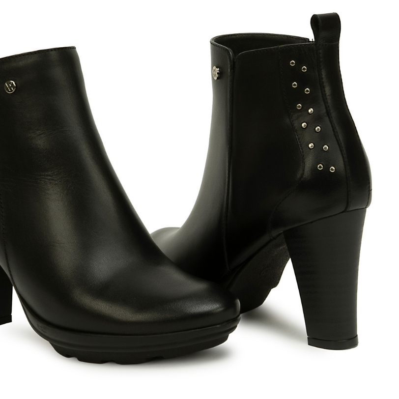 BOTIN BASICO FER-2632 NEGRO VIALE CUERO - 2