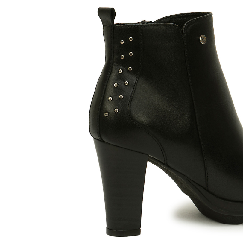 BOTIN BASICO FER-2632 NEGRO VIALE CUERO - 3