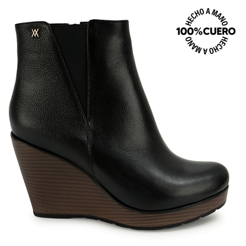 BOTIN CHELSEA LINDA-2614 NEGRO VIALE CUERO - 2