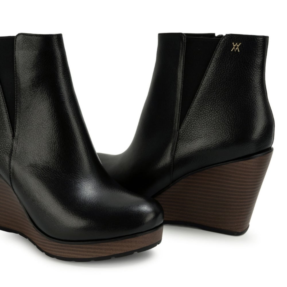 BOTIN CHELSEA LINDA-2614 NEGRO VIALE CUERO - 3