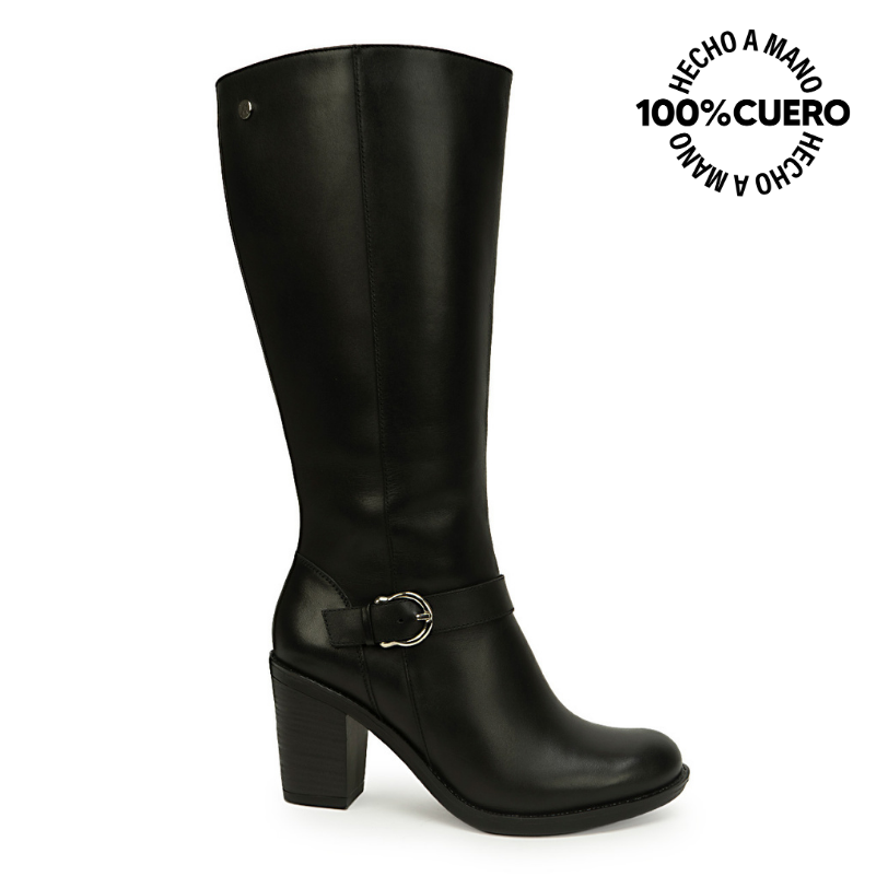 BOTA ALTA JODHPUR FER-2629 NEGRO VIALE CUERO - 1