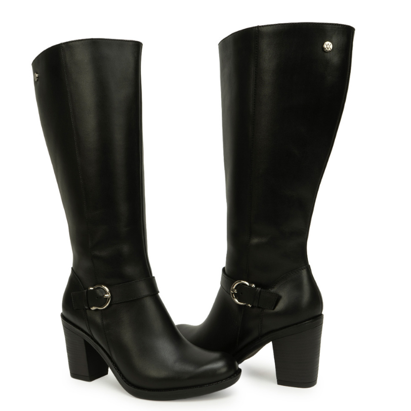 BOTA ALTA JODHPUR FER-2629 NEGRO VIALE CUERO - 2
