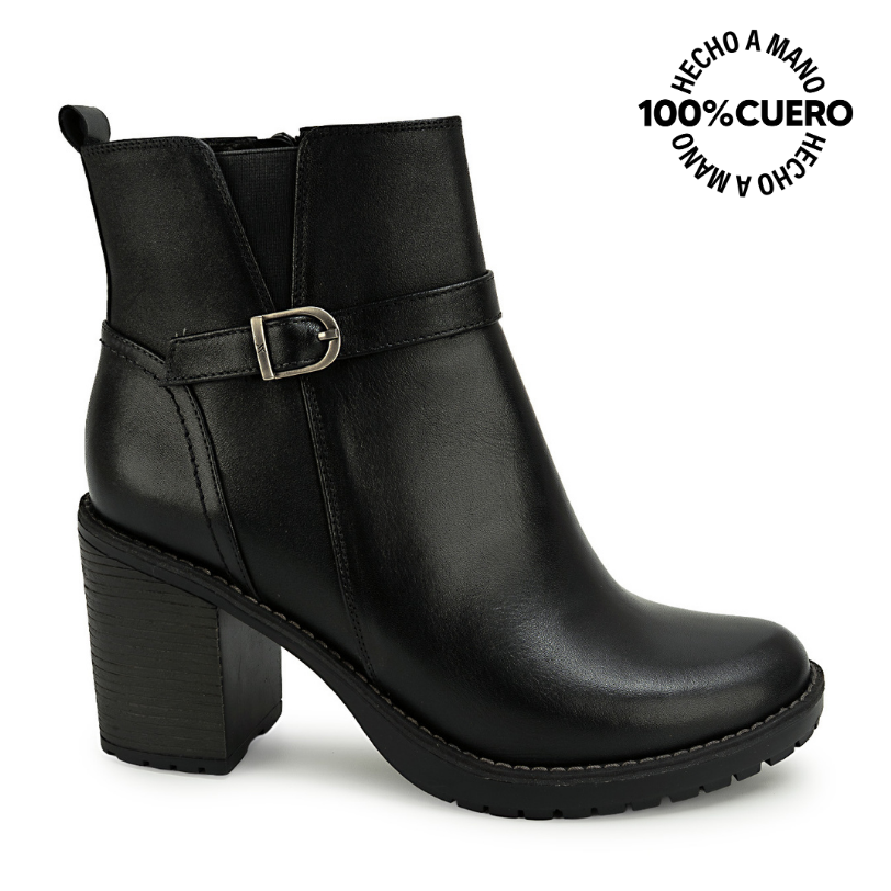 BOTIN CHELSEA LINDA-2622 NEGRO VIALE CUERO - 1