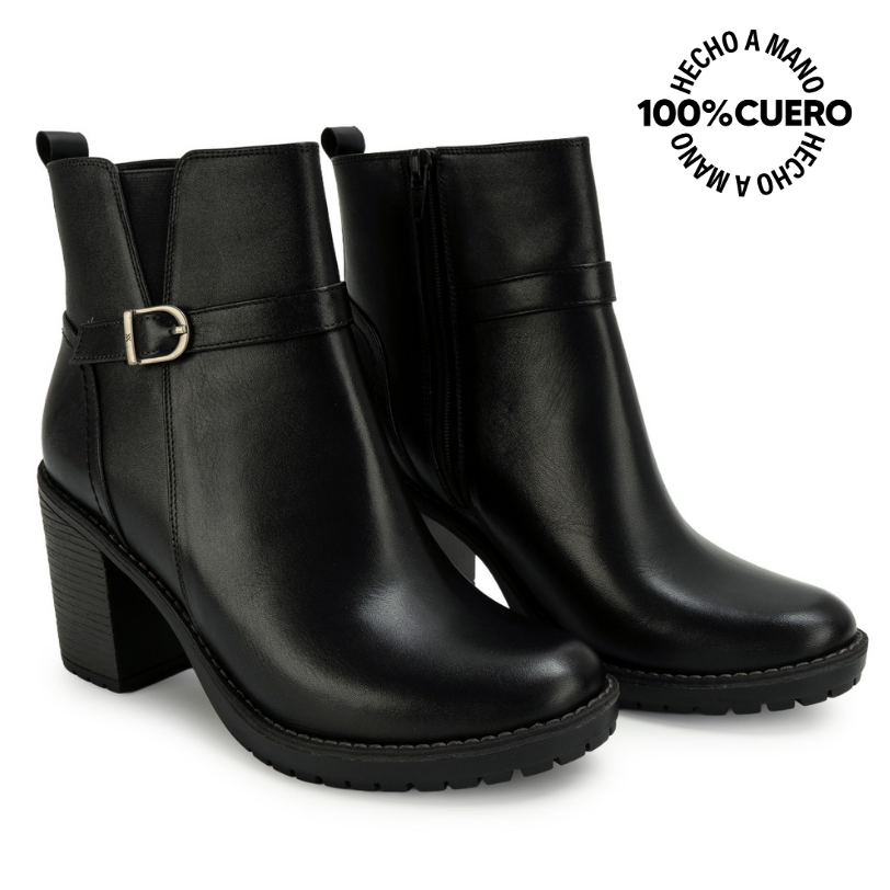 BOTIN CHELSEA LINDA-2622 NEGRO VIALE CUERO - 4