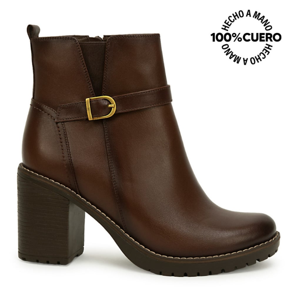 BOTIN CHELSEA LINDA-2622 CANELA VIALE CUERO - 2