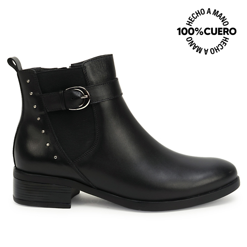 BOTIN JODHPUR FER-2637 NEGRO VIALE CUERO - 1