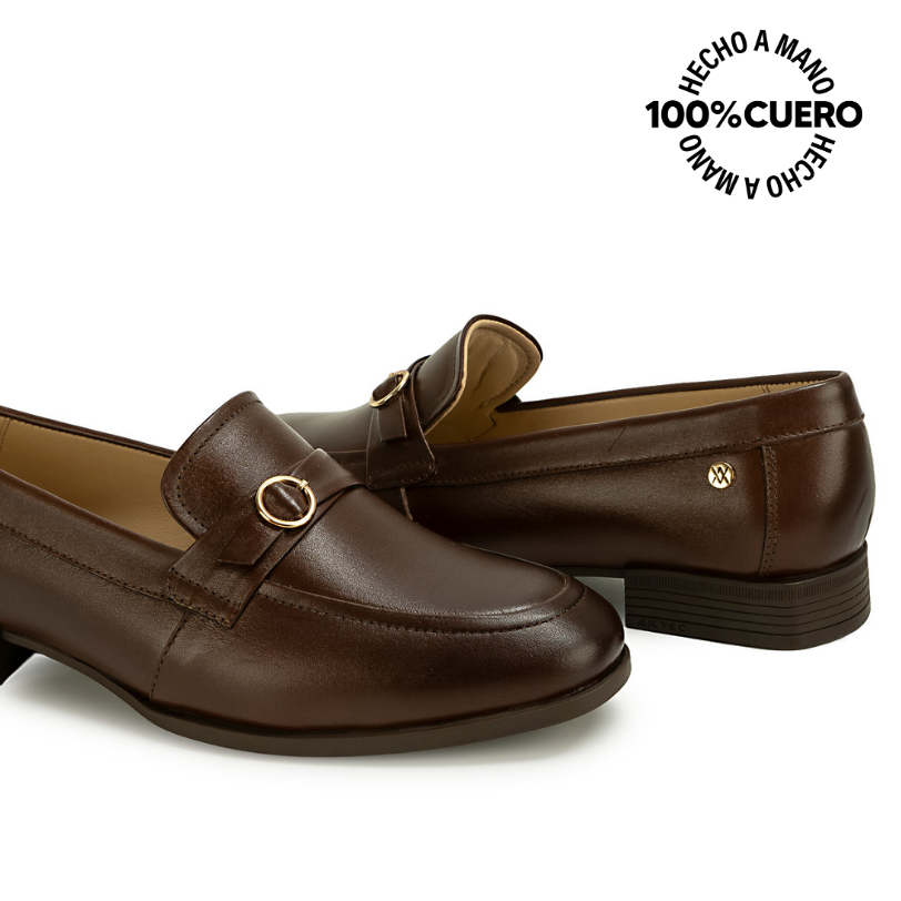 ZAPATO MOCASÍN LE-2615 TOFFE VIALE CUERO - 2