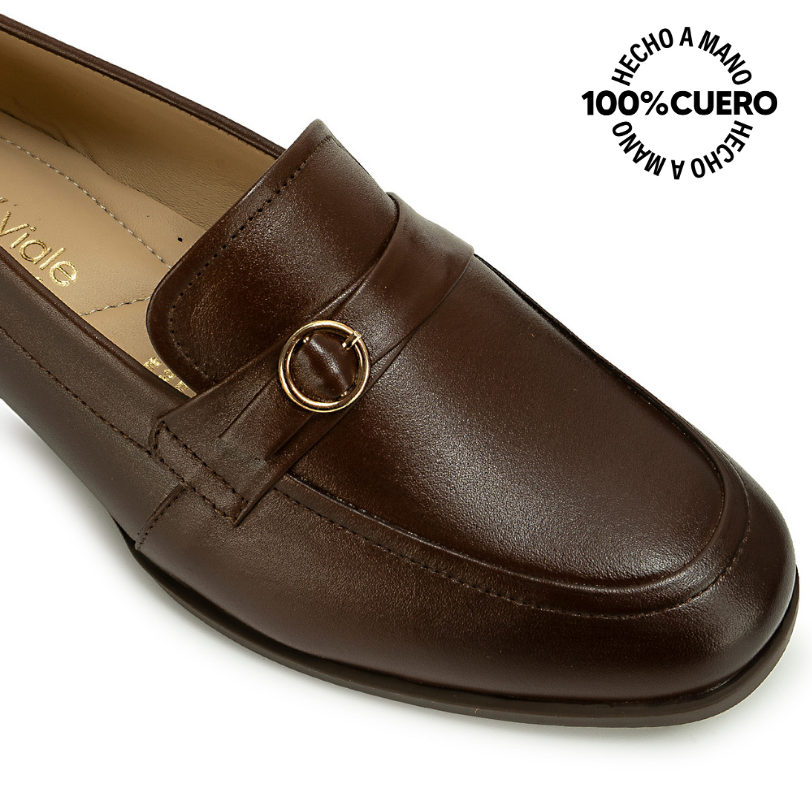 ZAPATO MOCASÍN LE-2615 TOFFE VIALE CUERO - 3