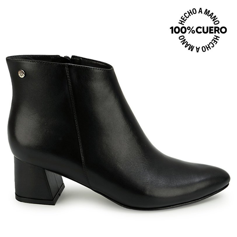 BOTIN BASICO LINDA-2624 NEGRO VIALE CUERO - 1