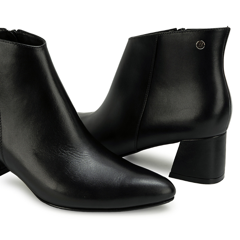 BOTIN BASICO LINDA-2624 NEGRO VIALE CUERO - 2