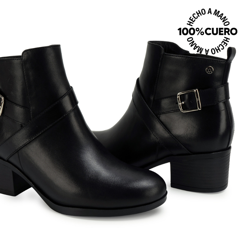 BOTIN JODHPUR FER-2603 NEGRO VIALE CUERO - 2