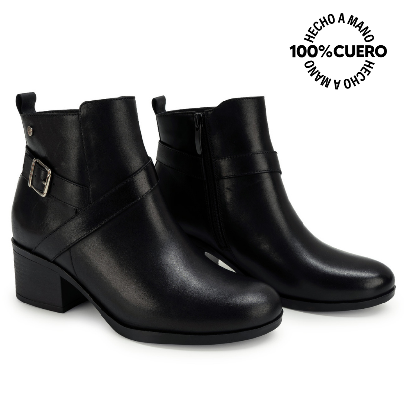 BOTIN JODHPUR FER-2603 NEGRO VIALE CUERO - 4