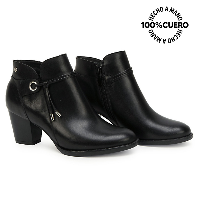 BOTIN JODHPUR FER-2647 NEGRO VIALE CUERO - 2