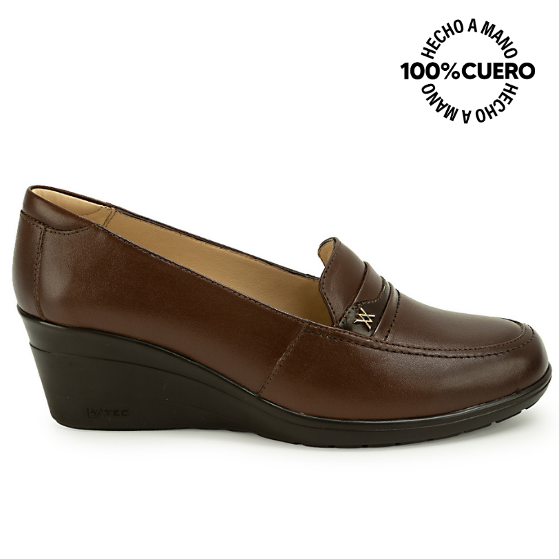 ZAPATO MOCASÍN LE-2614 TOFFE VIALE CUERO - 1