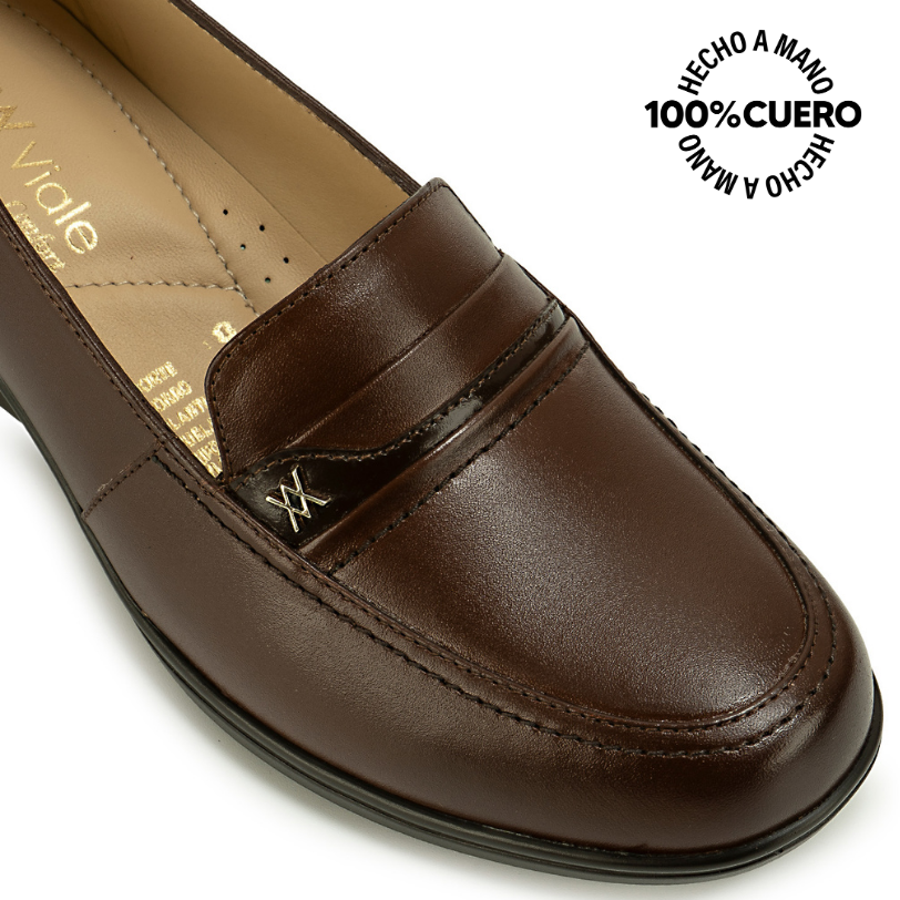 ZAPATO MOCASÍN LE-2614 TOFFE VIALE CUERO - 3