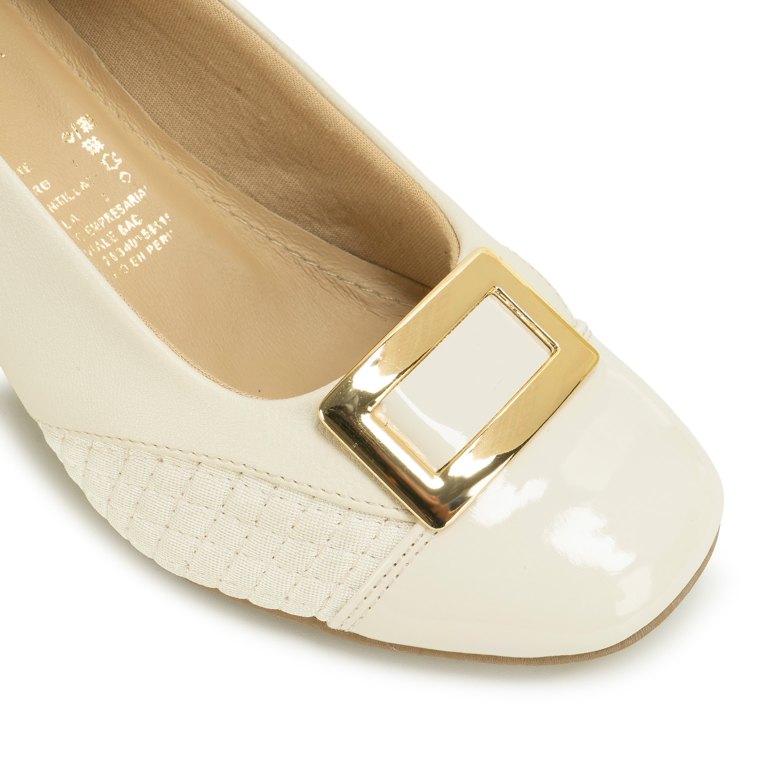 ZAPATO STILETTO MARISA-2605 HUESO PIAZZA - 3