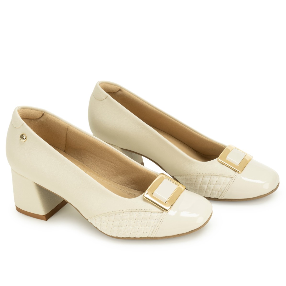 ZAPATO STILETTO MARISA-2605 HUESO PIAZZA - 4
