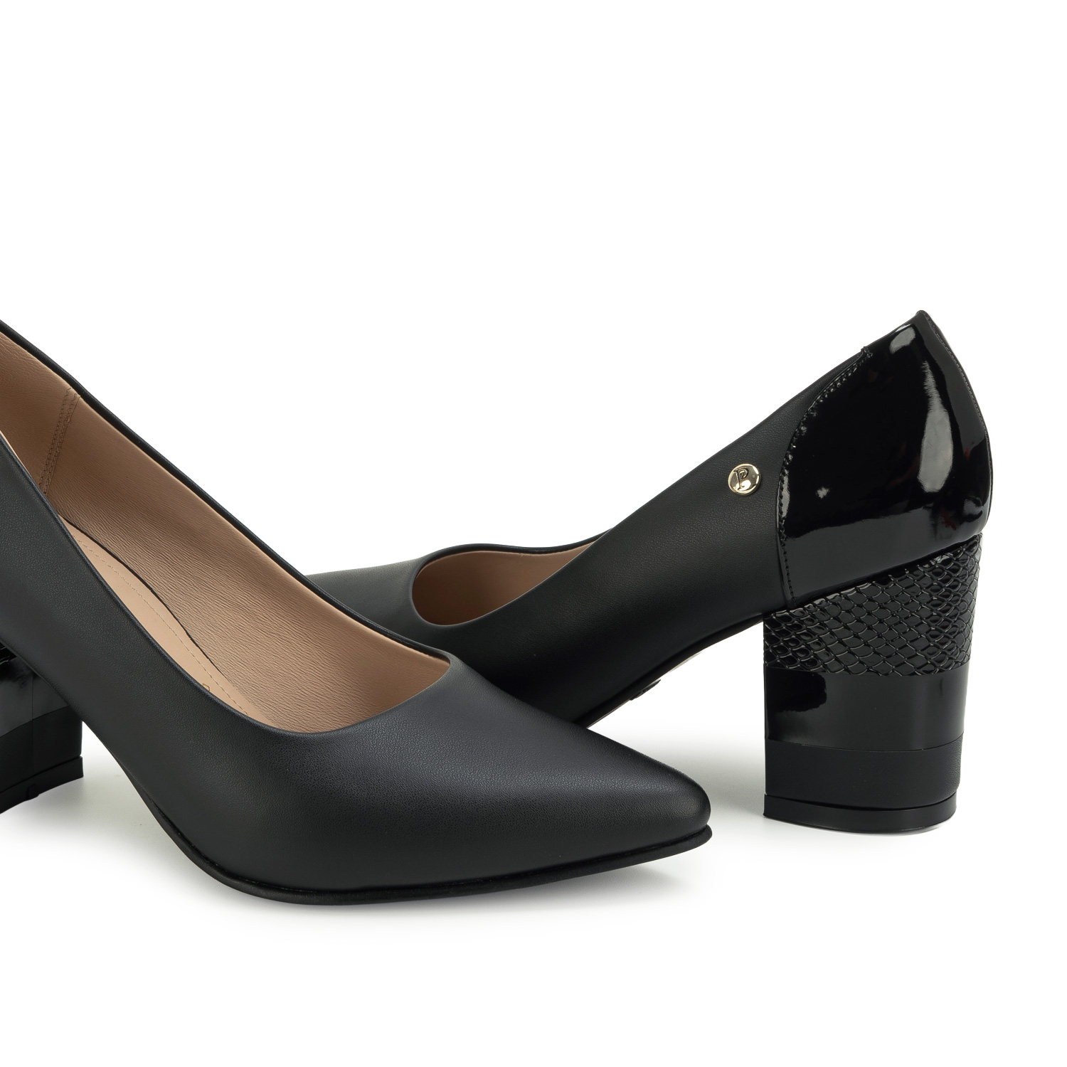 ZAPATO STILETTO DON-2640 NEGRO PIAZZA - 2