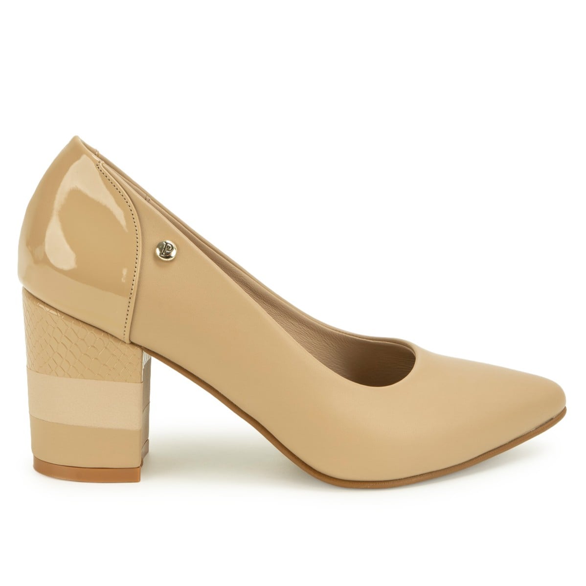 ZAPATO STILETTO DON-2640 BEIGE PIAZZA - 1