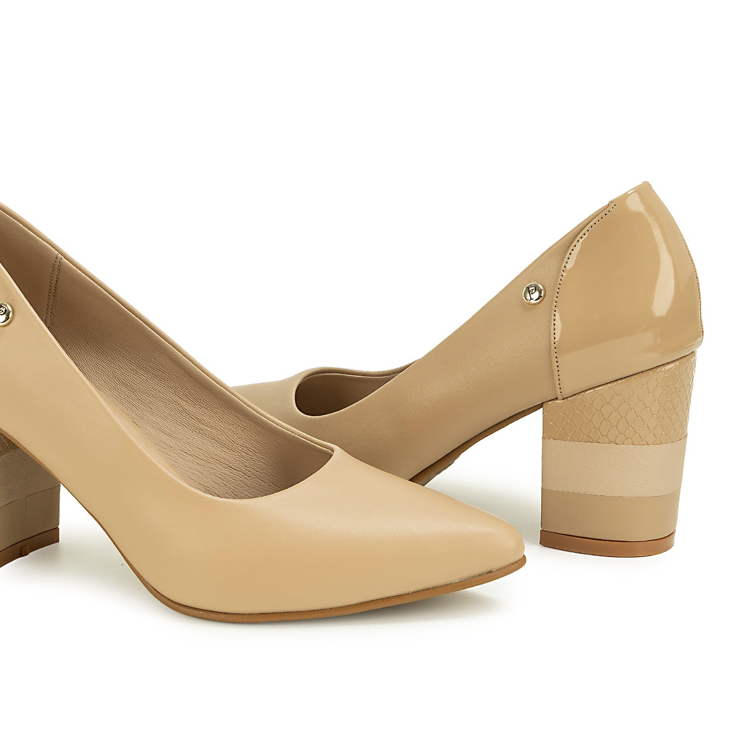 ZAPATO STILETTO DON-2640 BEIGE PIAZZA - 2