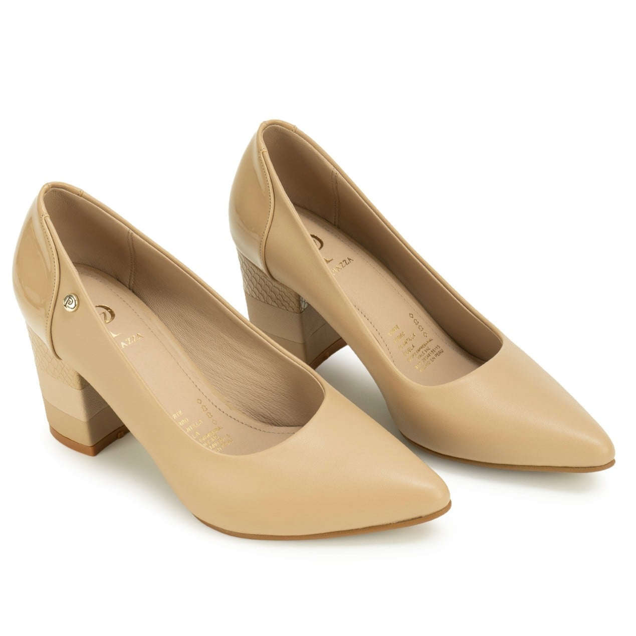 ZAPATO STILETTO DON-2640 BEIGE PIAZZA - 4