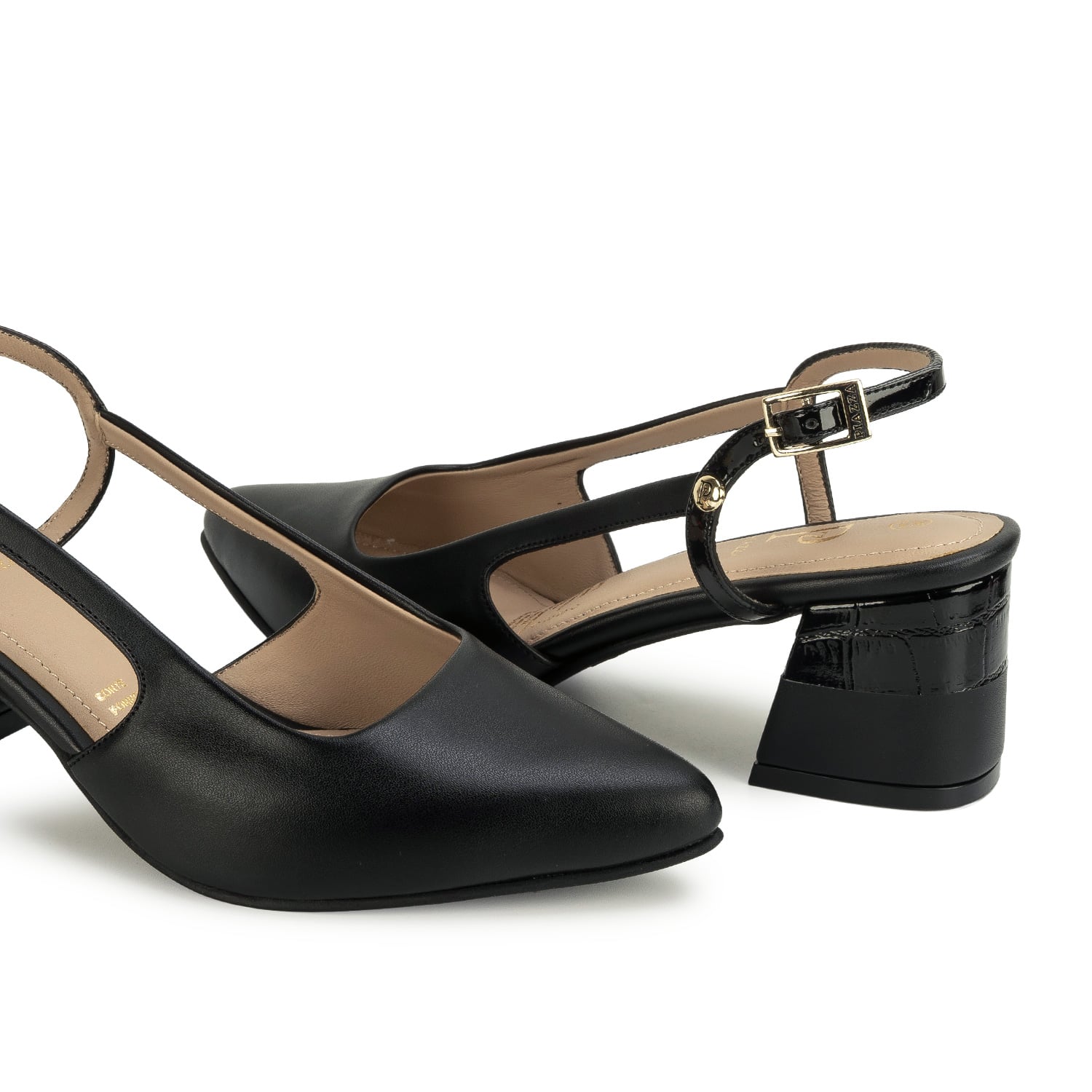 ZAPATO MEDIA ESTACION STILETTO DON-2645 NEGRO PIAZZA - 2