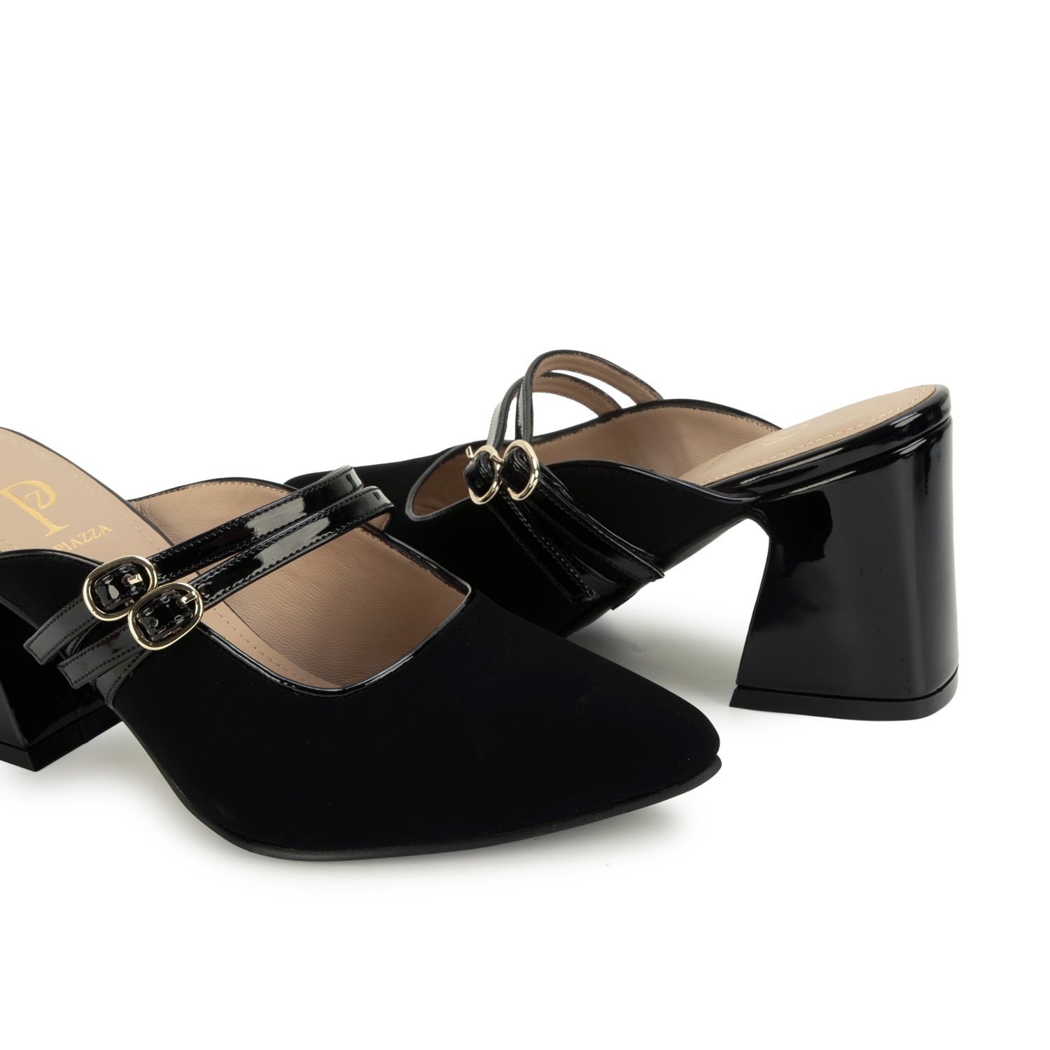 ZAPATO MEDIA ESTACION SUECO DON-2648 NEGRO PIAZZA - 2