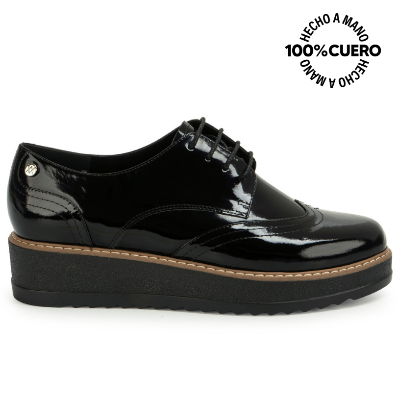 ZAPATO OXFORD TATI-2667 NEGRO VIALE CUERO - 1
