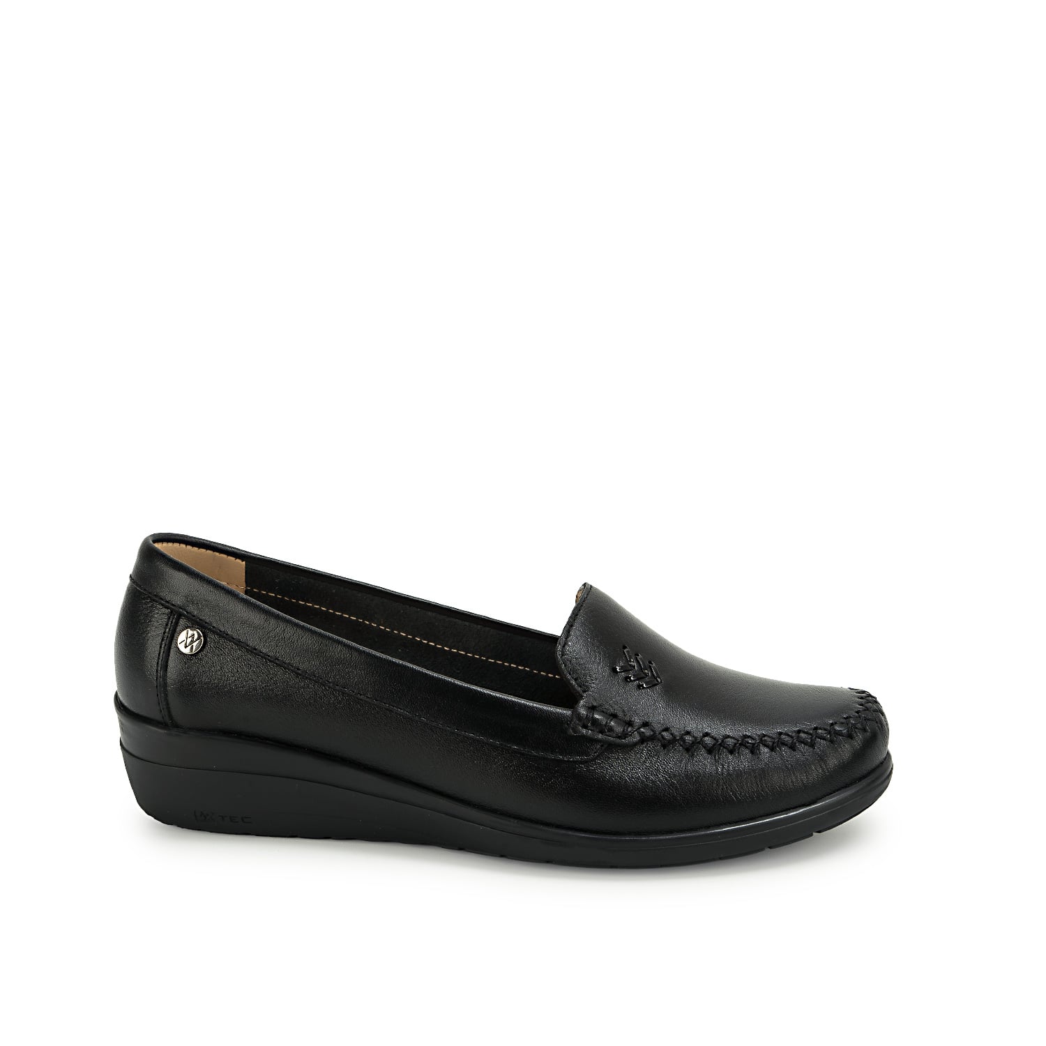 ZAPATO MOCASÍN LE-2613 NEGRO VIALE CUERO - 1