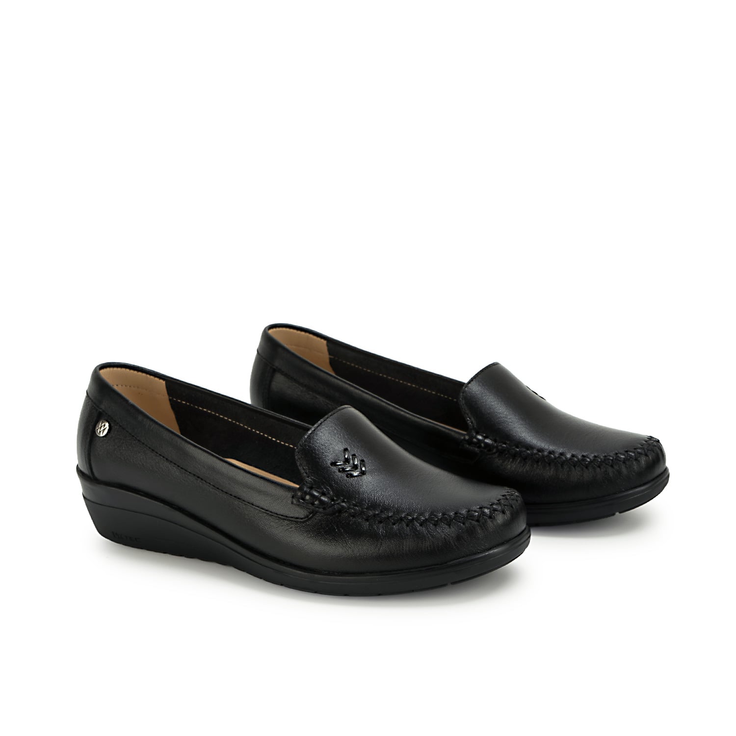 ZAPATO MOCASÍN LE-2613 NEGRO VIALE CUERO - 4