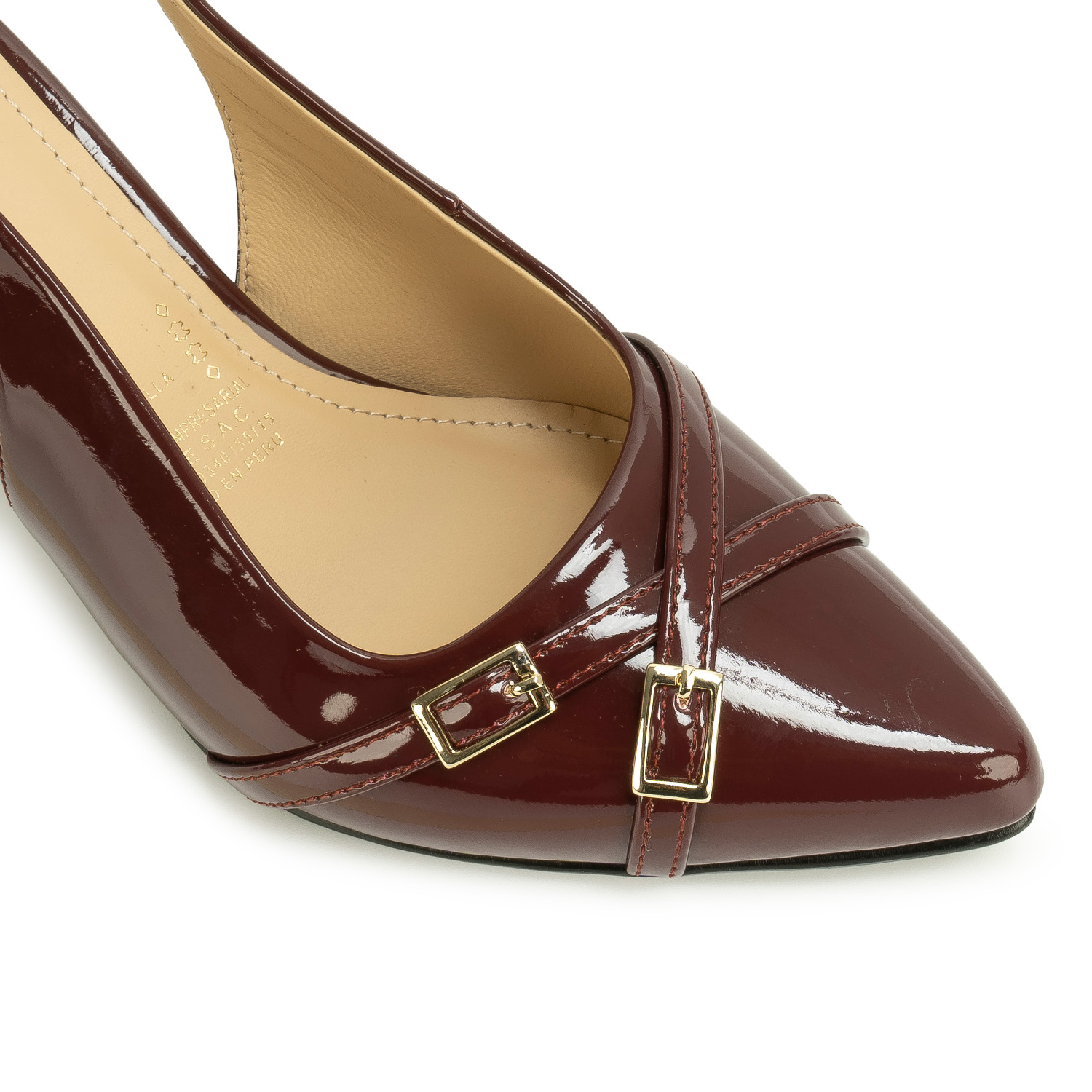 ZAPATO MEDIA ESTACION STILETTO MARC-2612 CHERRY PIAZZA - 3