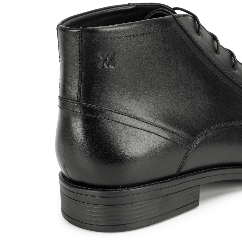 BOTIN DERBY CASUAL MATEO-2608 NEGRO CUERO VIALE HOMME - 3
