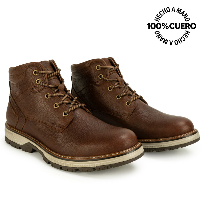 BOTIN DERBY ANGELO-2621 TOFFE VIALE HOMME CUERO - 4