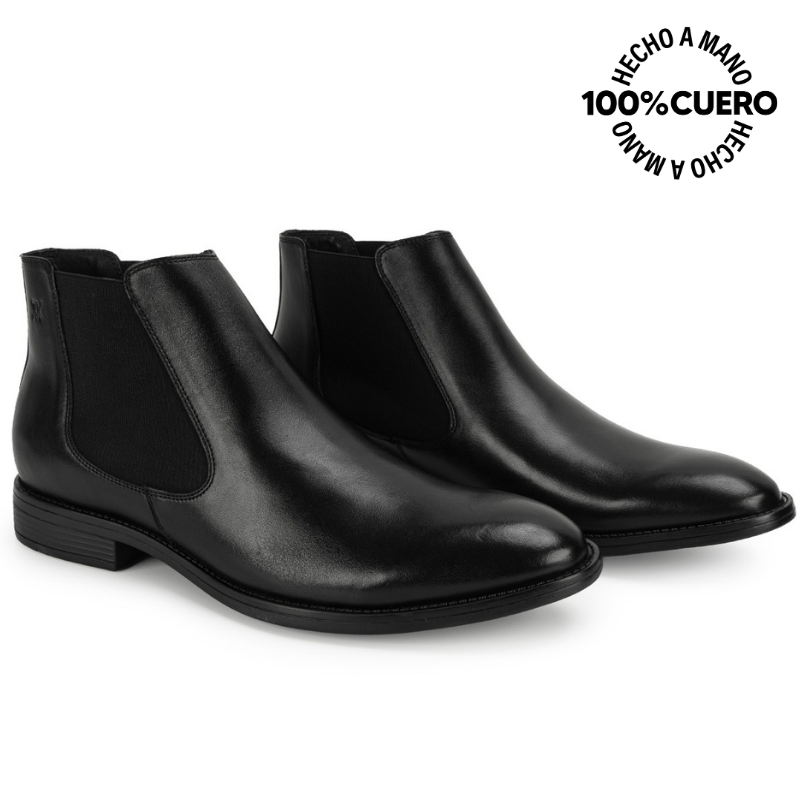 BOTIN CHELSEA MATEO-2610 NEGRO VIALE HOMME CUERO - 4