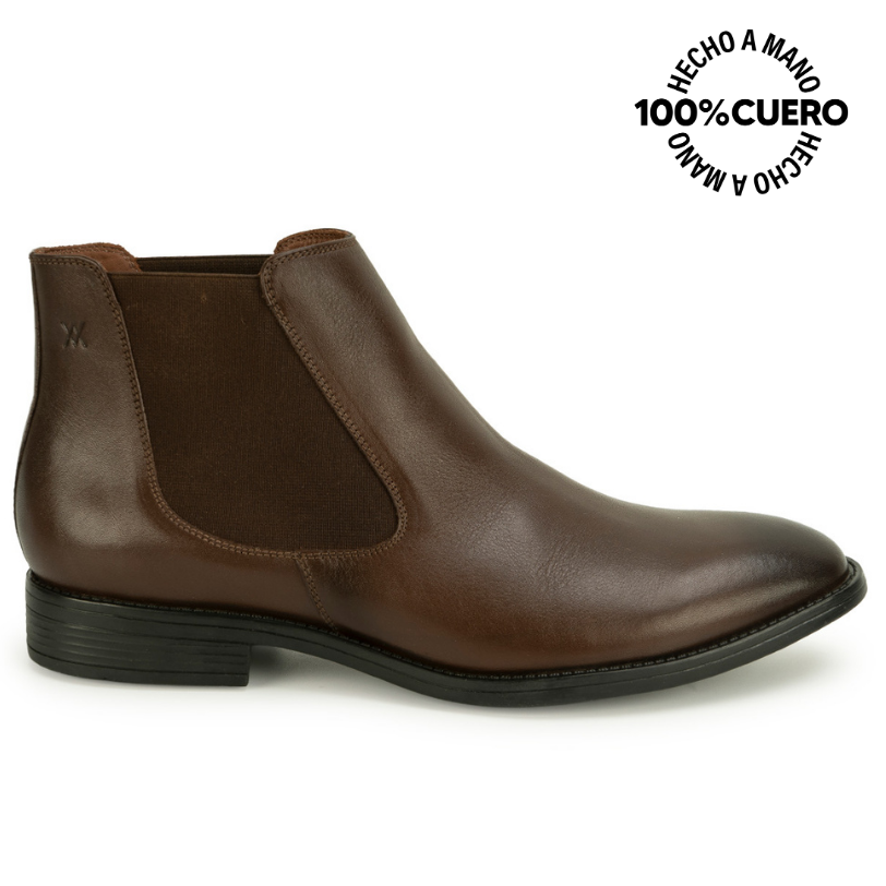 BOTIN CHELSEA MATEO-2610 MARRON VIALE HOMME CUERO - 1