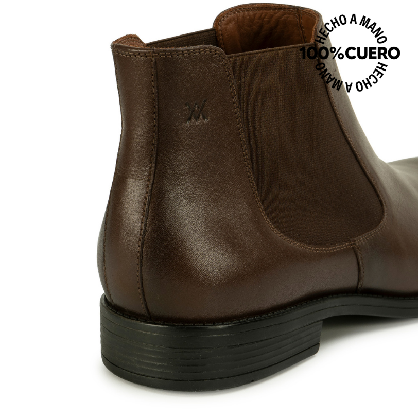 BOTIN CHELSEA MATEO-2610 MARRON VIALE HOMME CUERO - 3
