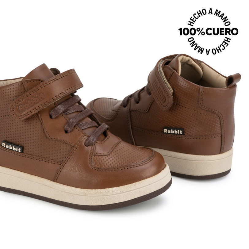BOTIN DERBY ANGEL-2628 TOFFE RABBIT CUERO - 2