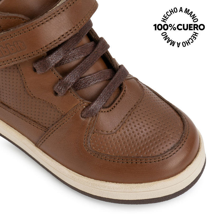 BOTIN DERBY ANGEL-2628 TOFFE RABBIT CUERO - 3