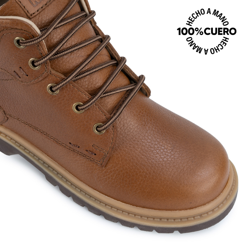 BOTIN DERBY ANGEL-2633 MIEL RABBIT CUERO - 3
