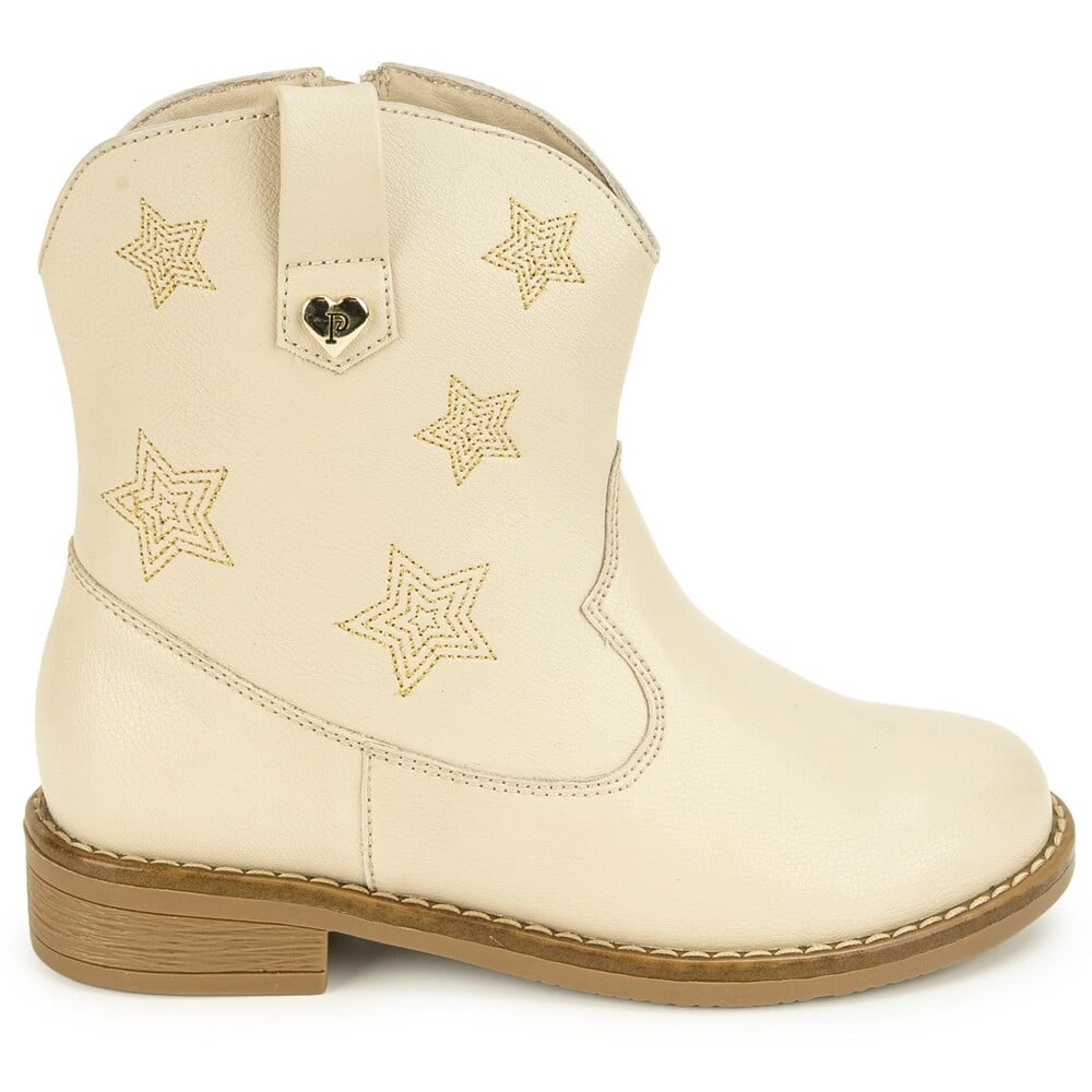 BOTIN BASICO LIA-2612 HUESO PIAZZA KIDS - 2