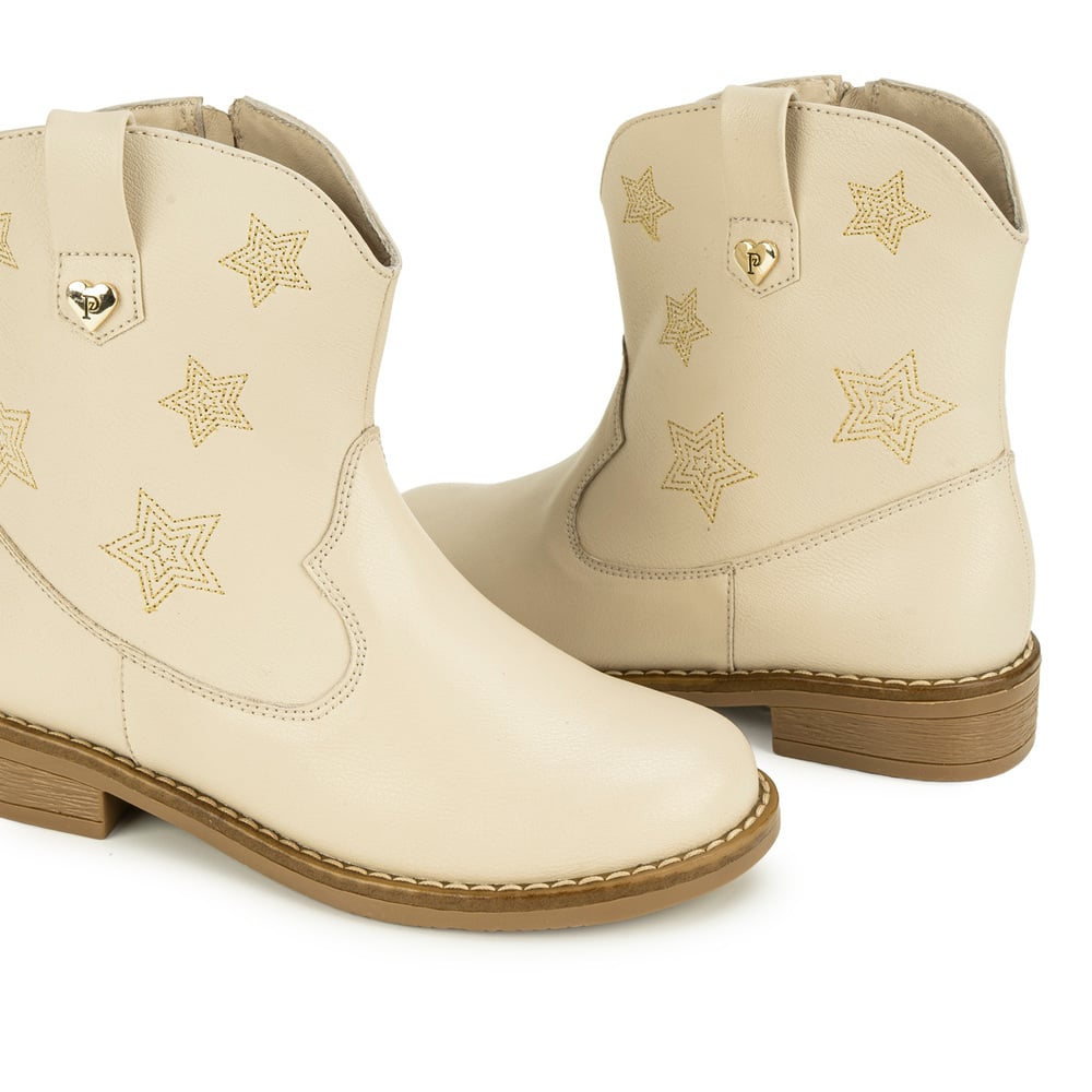 BOTIN BASICO LIA-2612 HUESO PIAZZA KIDS - 3