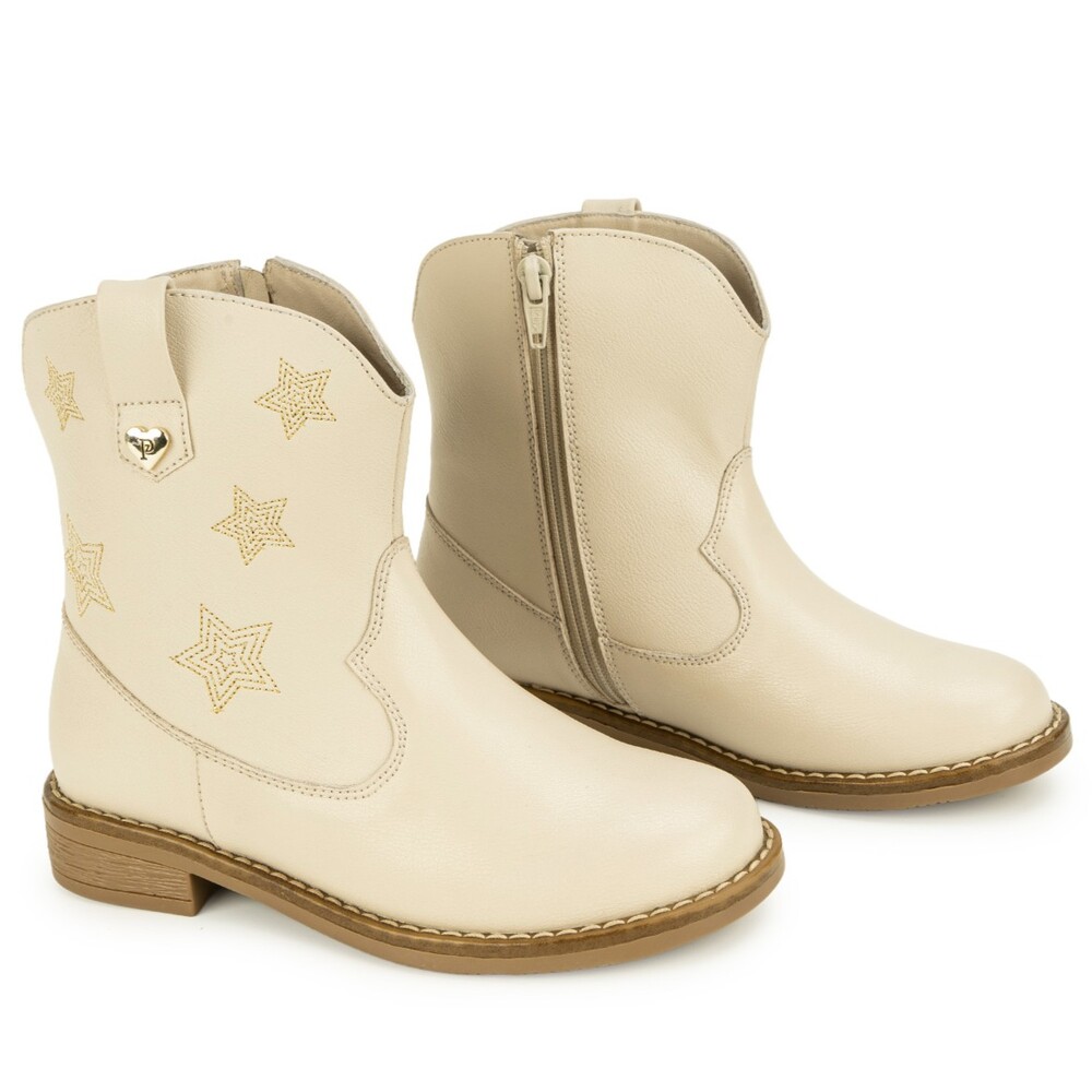 BOTIN BASICO LIA-2612 HUESO PIAZZA KIDS - 5