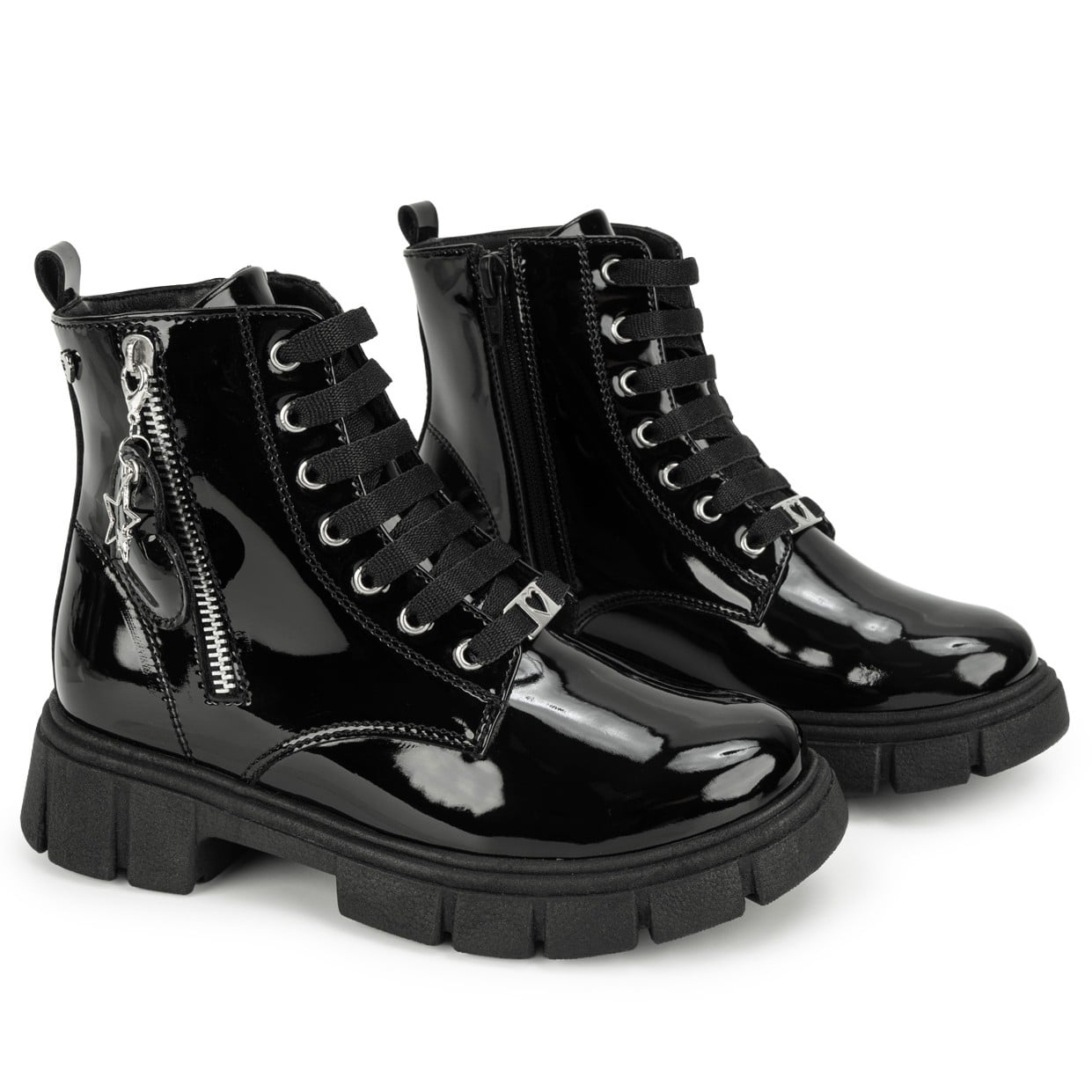 BOTIN DERBY LIA-2610 NEGRO PIAZZA KIDS - 4