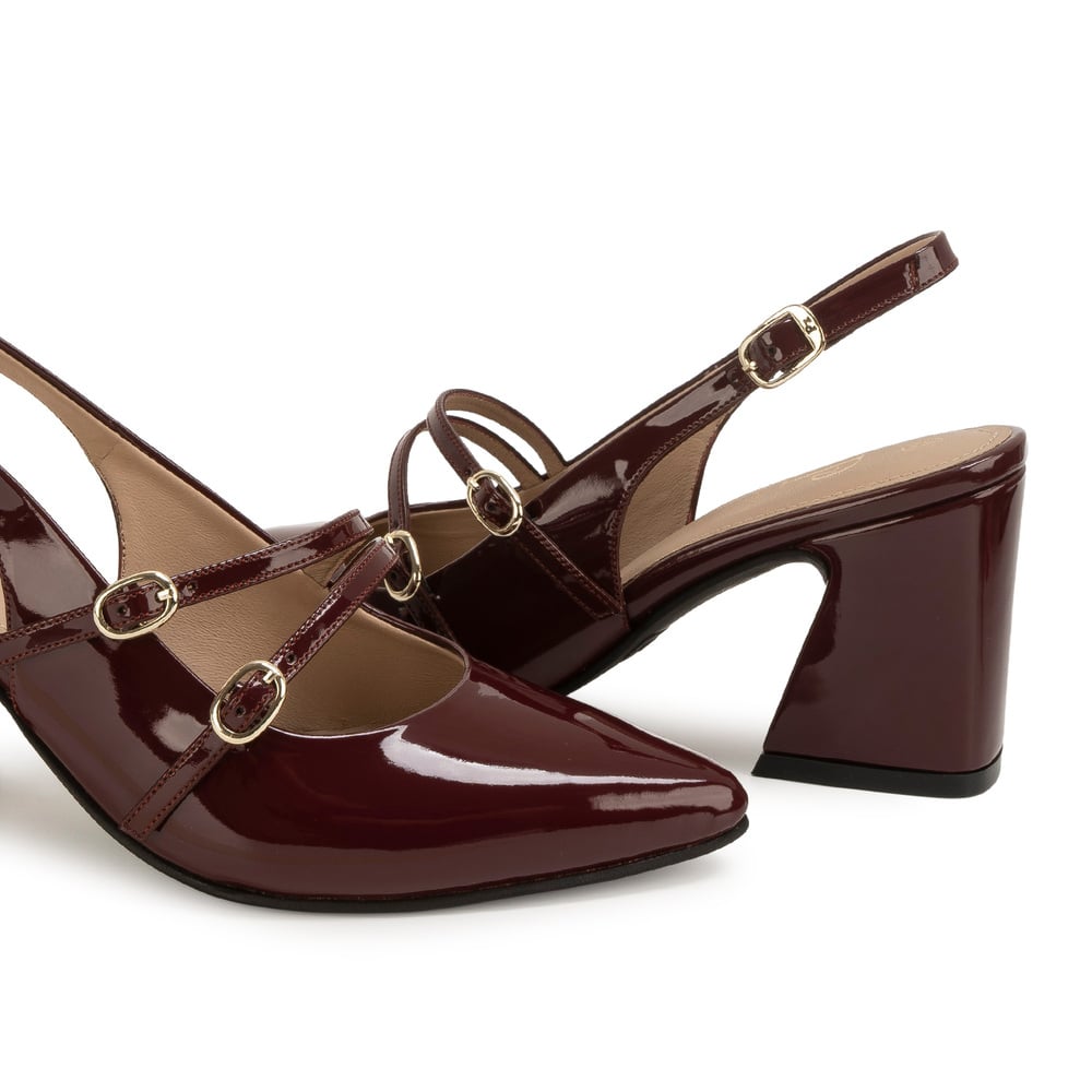 ZAPATO MEDIA ESTACION STILETTO DON-2643 CHERRY PIAZZA - 3