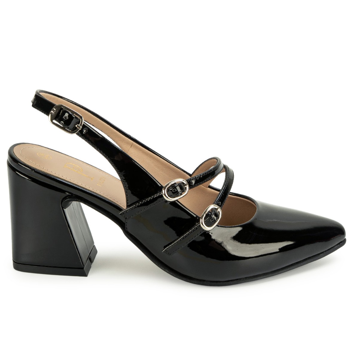 ZAPATO MEDIA ESTACION STILETTO DON-2643 NEGRO PIAZZA - 1