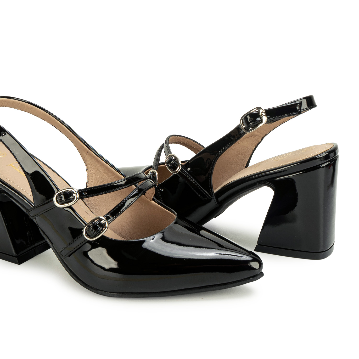 ZAPATO MEDIA ESTACION STILETTO DON-2643 NEGRO PIAZZA - 2