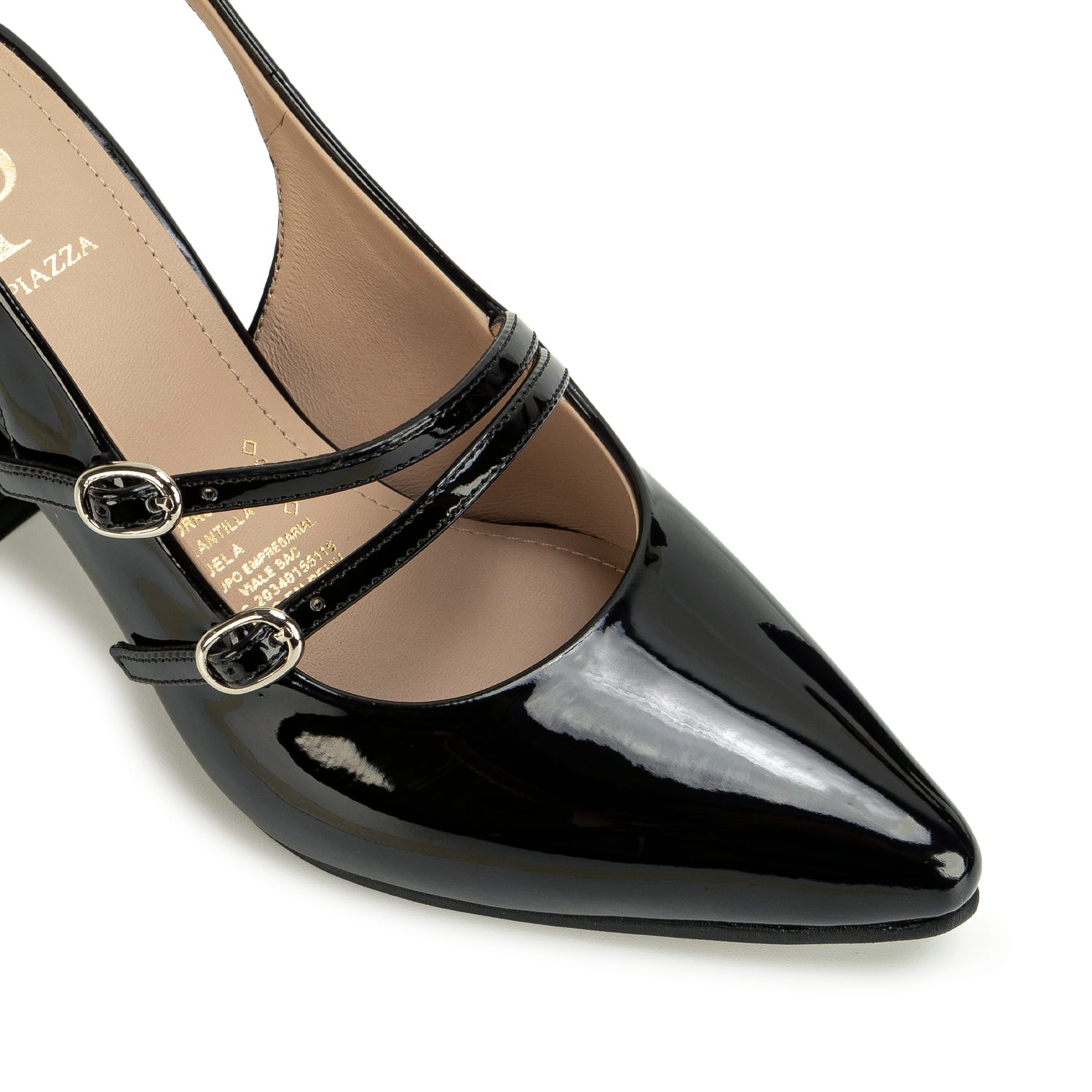 ZAPATO MEDIA ESTACION STILETTO DON-2643 NEGRO PIAZZA - 3