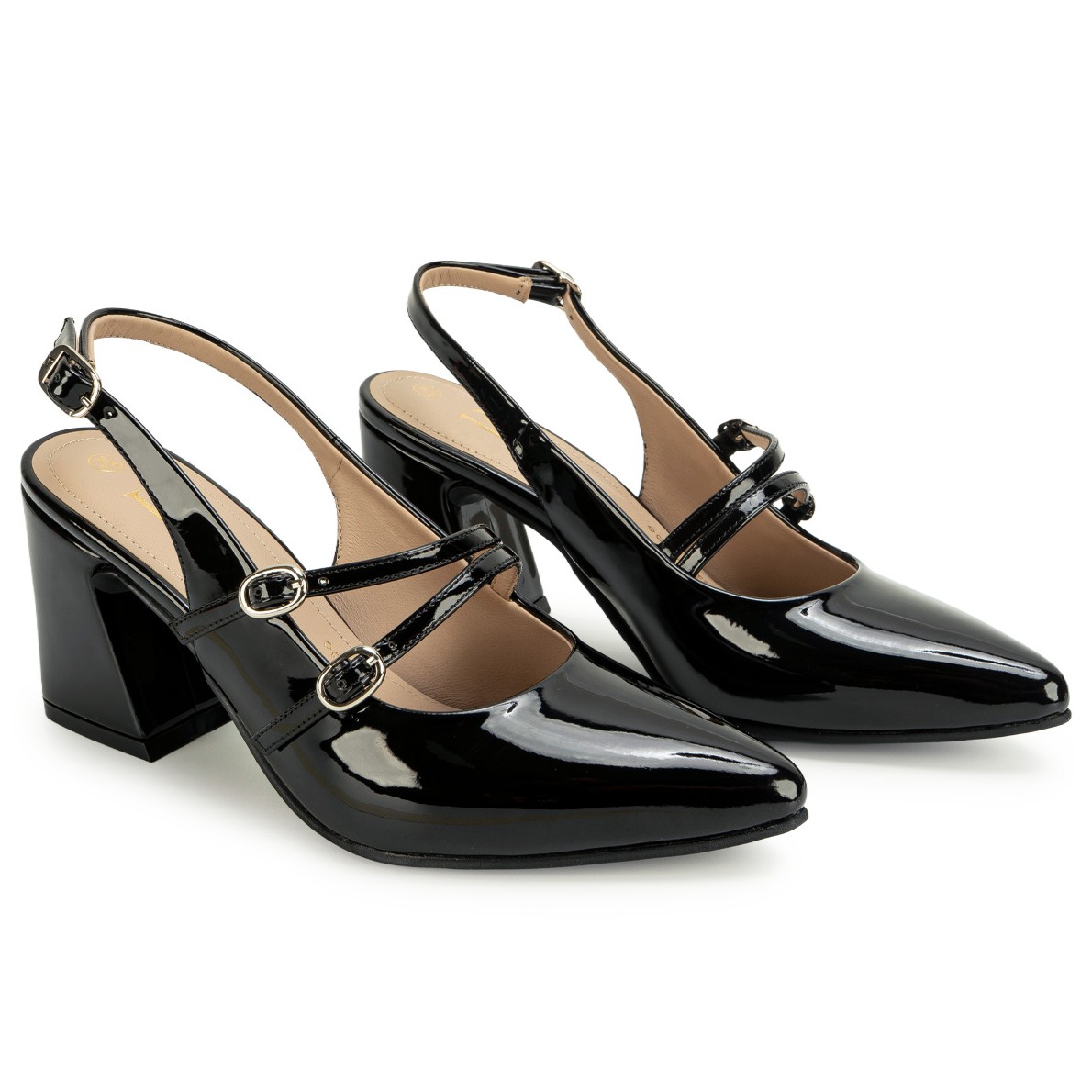 ZAPATO MEDIA ESTACION STILETTO DON-2643 NEGRO PIAZZA - 4